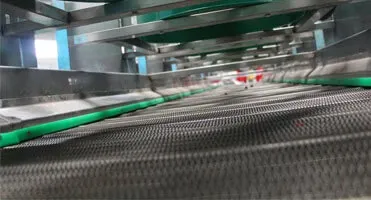 Deshidratadora y Desengrasadora Continua de Chips de Patata 5 Blast-freezing refrigeration tube