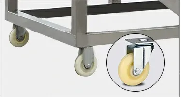 Máquina para lavar y pelar patatas 6 Moving wheels easy to move
