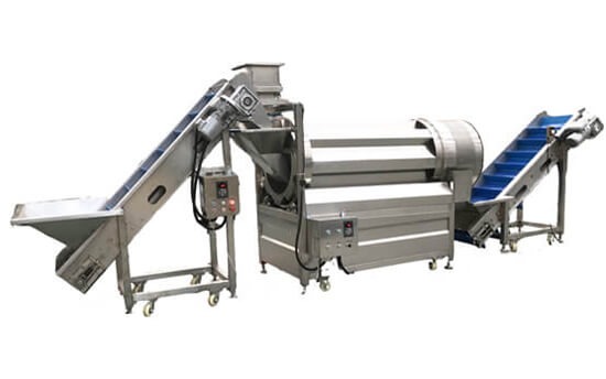 Máquina Sazonadora de Papas Fritas de Tambor Rotatorio 1 Rotary Drum Chips Flavoring Machine
