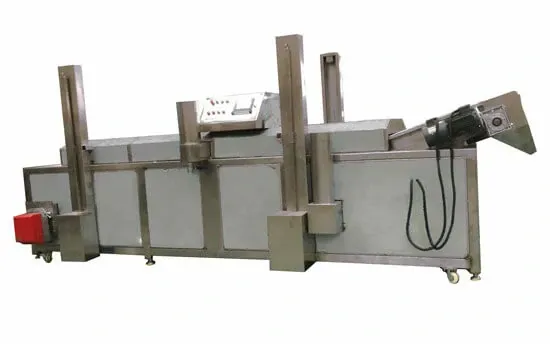 Máquina de escaldado de patatas con cinta transportadora 1 Máquina de escaldado de patatas con cinta transportadora