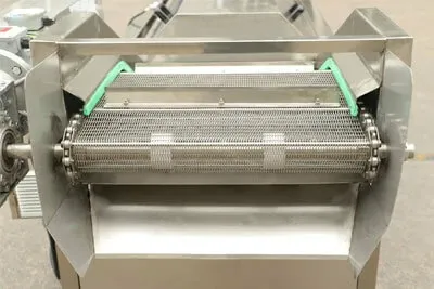 Máquina de escaldado de patatas con cinta transportadora 3 Freezing fan