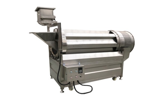 Máquina Sazonadora de Papas Fritas de Tambor Rotatorio 2 Rotary Drum Chips Flavoring Machine